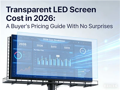 តម្លៃអេក្រង់ LED ថ្លានៅឆ្នាំ 2026 ការណែនាំតម្លៃរបស់អ្នកទិញដោយគ្មានការភ្ញាក់ផ្អើល