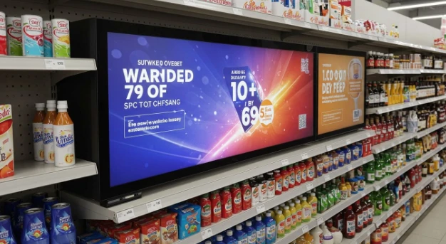 អេក្រង់ LCD ដែលលាតសន្ធឹងសម្រាប់ផ្សារទំនើប និងហាងលក់គ្រឿងទេស