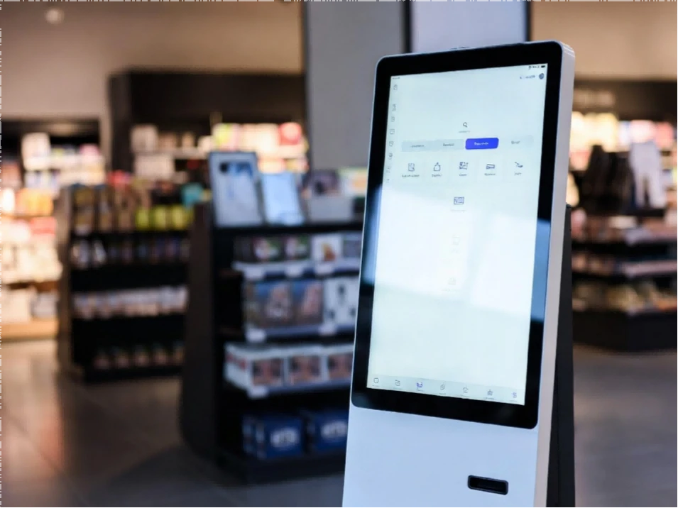 Touchscreen Monitor Kiosk បង្កើនការទិញទំនិញអន្តរកម្ម