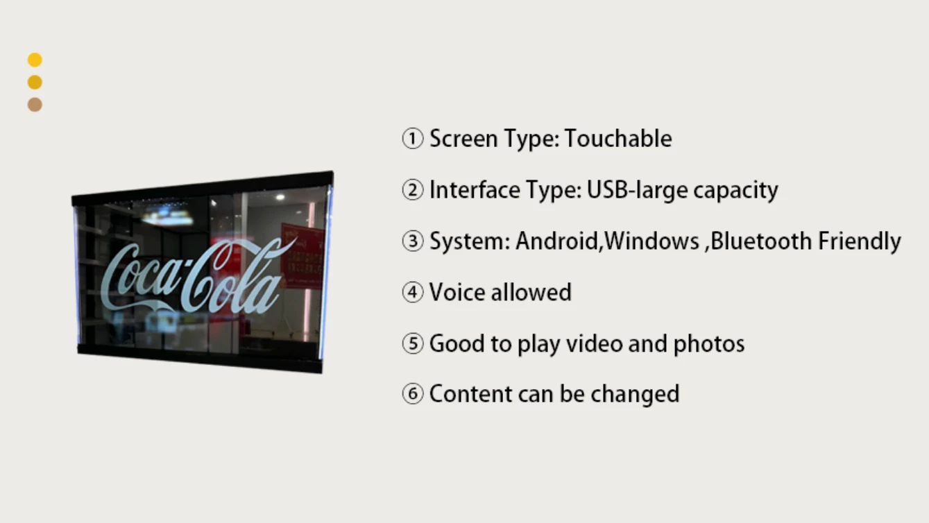 27x10 Transparent touch screen 27x10 Transparent touch screen
